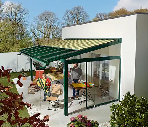 tension shade system example one